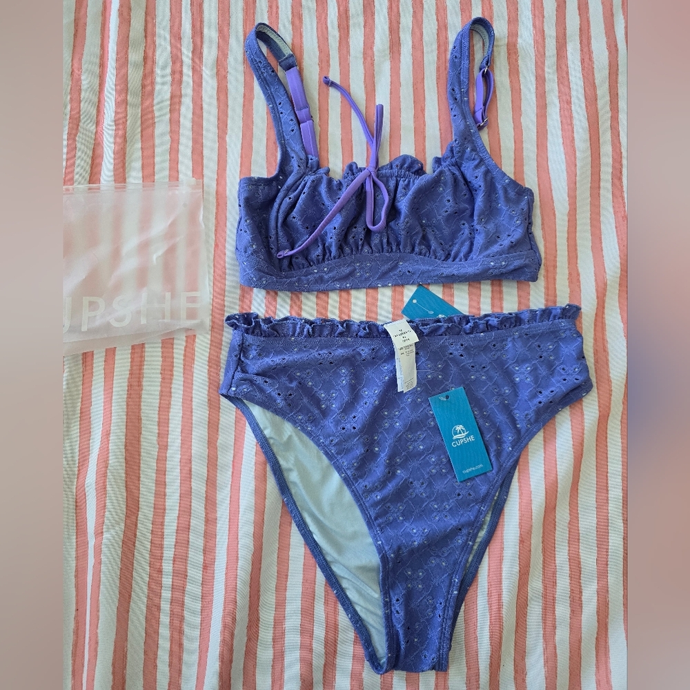 NWT Cupshe high Waist Bikini